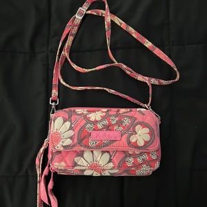 Vera Bradley crossbody phone wristlet